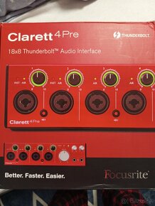 Zvukova karta Focusrite  clarett pre 4 - 3