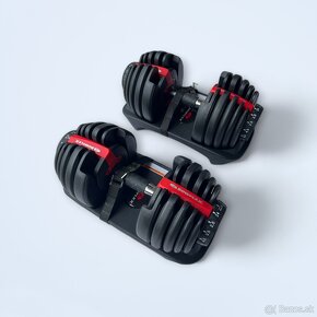 Činky Bowflex 2ks 552 nastavitelné označenie v kilogramoch - 3