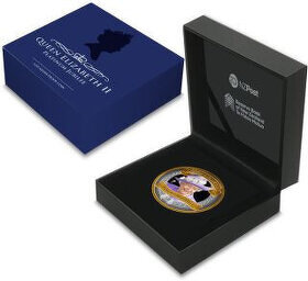 Platinové jubileum královny Alžběty II.2022, stříbrná mince - 3