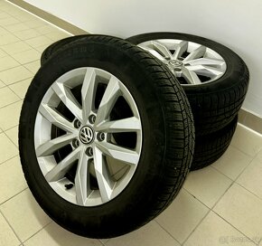 Predám komplet zimné kolesá Volkswagen R16 5x112 - 3