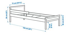 Predám detskú posteľ 170 x 60 - 3