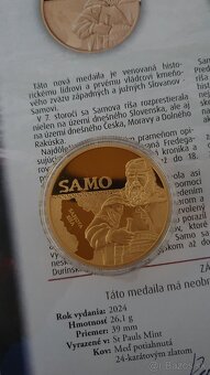 Pamätná medaila venovaná vládcovi Samovi - 3