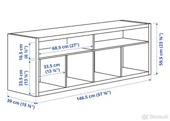 IKEA, séria KALLAX - Skrinka na TV - 3