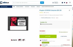 2,5" Kingston DC600M Enterprise 1/2/4 TB - Extrém životnosť. - 3