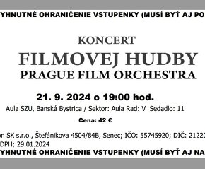 KONCERT FILMOVEJ HUDBY PRAGUE FILM ORCHESTRA - 3