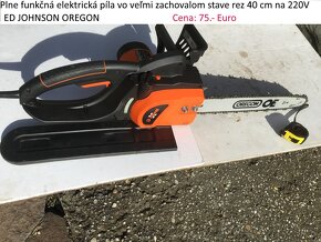 Reťazová píla Ed Johnson OREGON elektrická na 220 V - 3