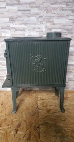 Liatinové kachle Jotul F 602 N zelený smalt - 3