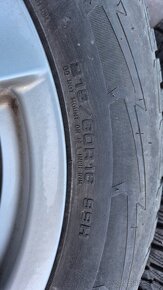 Sada zimných pneumatík 215/60 R16 + elektróny Borbet - 3