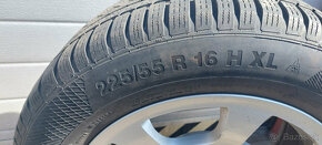 disky + pneu BMW 520 D  560L r. 2006 rozmer 225/55  R16 H XL - 3