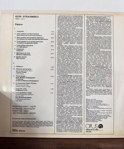 LP Igor Stravinsky – Songs (Opus, 1986) - 3