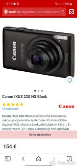 Canon IXUS 220 HS Black - 3