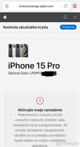 Predám nový Iphone 15 Pro 256 GB TITANIUM BLACK - 3