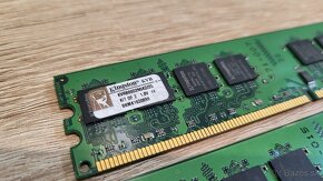 RAM Kingston 2x 1GB, DDR2 800MHz CL5, KVR800D2N5K2/2G - 3