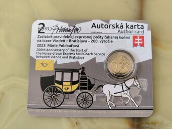 Autorská karta 2€ - 3