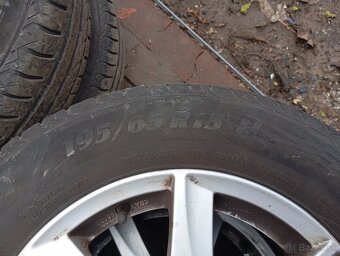 Letné pneumatiky 195/65 R15, roztech diskov 5X112 - 3