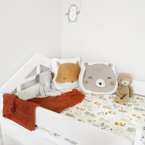 Detská posteľ domčeková + šuflík  180cm a Matrac - 3