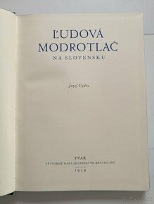 Ľudová modrotlač na Slovensku Jozef Vydra - 3