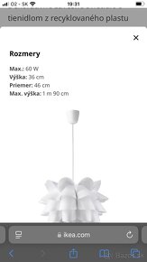 Zavesna lampa IKEA KNAPPA - 3