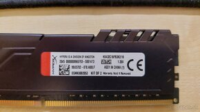 Kingston HyperX Fury 16GB (2x8) DDR4 3200Mhz - 3