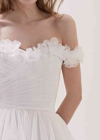 Svadobné šaty Pronovias Elodia off shoulder - 3