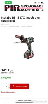 Skrutkovač Metabo BS 18 LTX IMPULS - 3