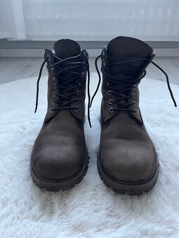 Timberland vysoké Topanky hnedé - 3