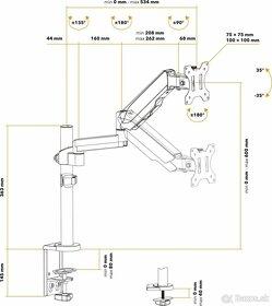 AlzaErgo ErgoArm S05B Tube - 3