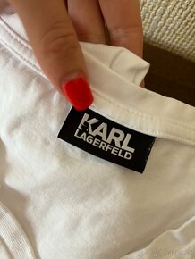 Pánske biele tričká KARL LAGERFELD - 3