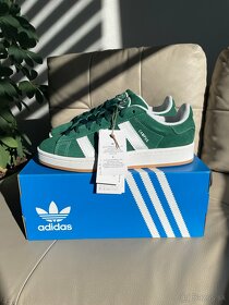 Adidas Campus 00s Dark Green Cloud White GS - 3