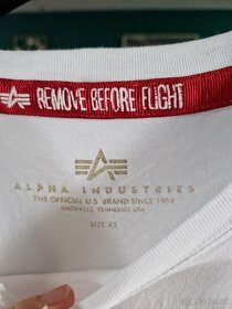 Bielo zlate tricko Alpha Industries - 3