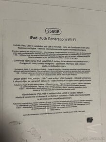 iPad 10,9” 256gb - 10 generácia nerozbaleny - 3