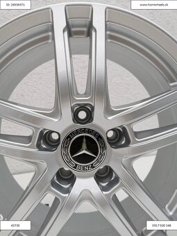 Nové Dezent Mercedes 7,5X17 ET36 5X112 Alu disky 1229 - 3