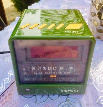 vintage radio budik siemens rg 261 1983✅ - 3