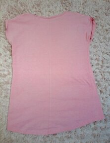 Ružové tričko s potlačou č146 - 3
