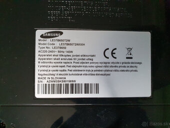 Predám televízor Samsung LE37B650T2W - 3