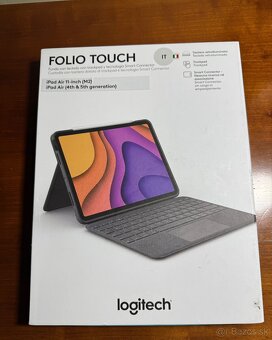 LOGITECH COMBO TOUCH APPLE IPAD AIR (4a5gen) sivé - 3