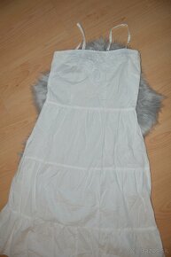 2x biele letné šaty zn. Esmara - 3
