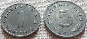 1-5 a 10 reichspfennig-okupacia Nemecka 1945-48 - 3