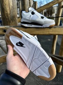 Nike sb air jordan retro 4 (white & gray) - 3