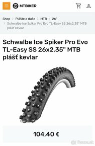 SCHWALBE ICE SPIKER PRO 2 - 3