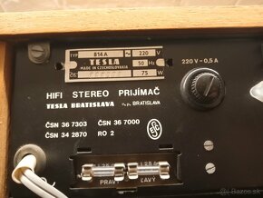 Predám hifi stereo primac Tesla 814 - 3