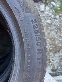 Predám zimné pneu Continental 225/50 R17 - 3