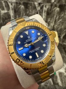 Rolex Yacht-Master Bicolor Modré Hodinky - 3