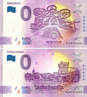 0 € / 0 euro souvenir bankovky 2023 - 3