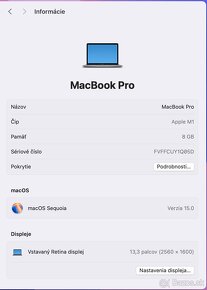 Macbook Pro M1 8GB, 256 Space Gray - 3