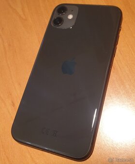 iPhone 11 128GB čierny dobrá kapacita pekný stav - 3