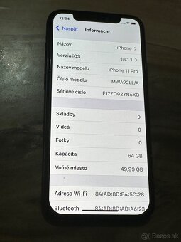 Predám Apple iPhone 11 PRO 64GB Green - 3