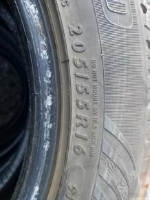 Predam zimne pneumatiky Dunlop 205/55r16 - 3