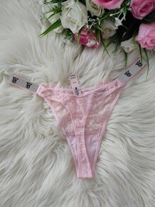 Ružové tangá s kamienkami Victorias Secret - 3