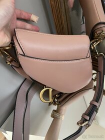 Predám Dior saddle bag, nude- ružová kabelka - 3